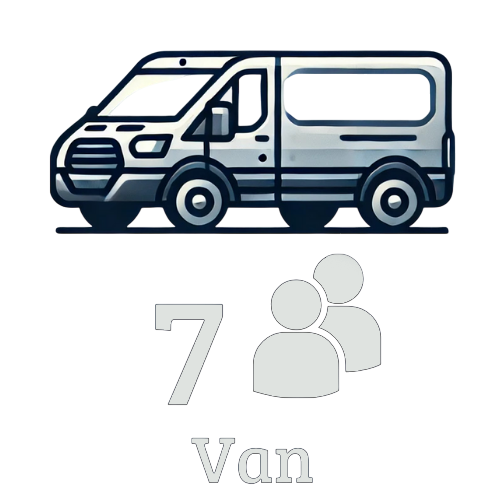 Van — jusqu’à 7 passagers